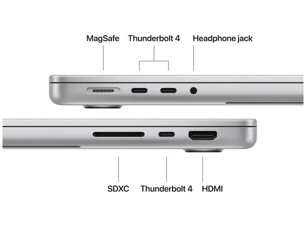 MacBook Pro 14 M5 (2026) 1TB Sølv 32GB RAM 