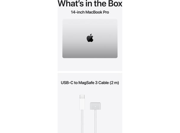 MacBook Pro 14 M5 (2026) 1TB Sølv 32GB RAM 