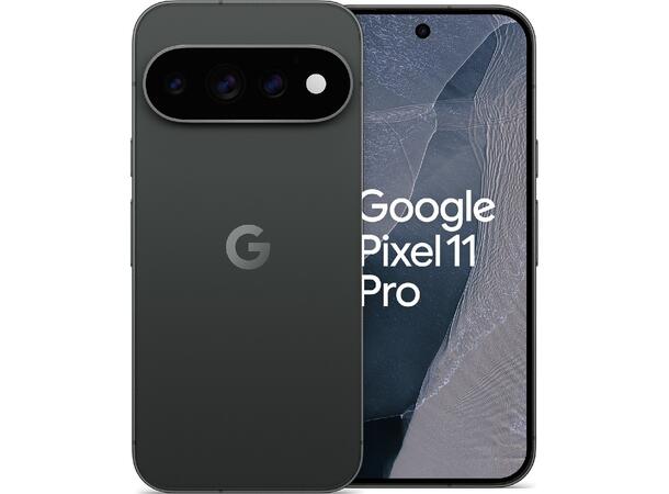 Google Pixel 11 Pro 256GB Sort OBS! Leveres uten vegglader 