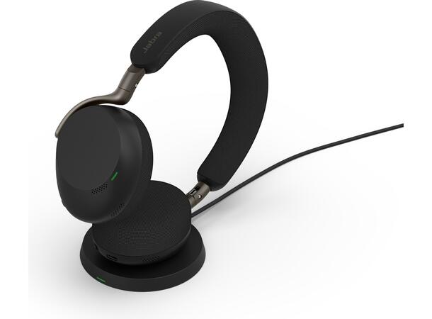 Jabra Evolve3 75 Link390c MS Stereo sort Trådløs ladeplate. USB-C 