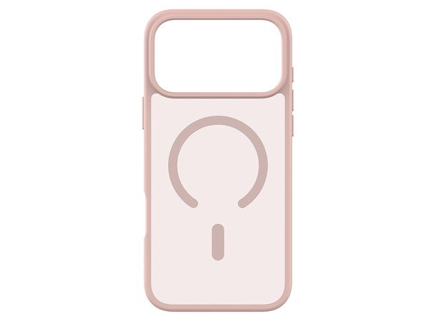 KEY Frosted Case IP17 Pro Max MagS Rosa 