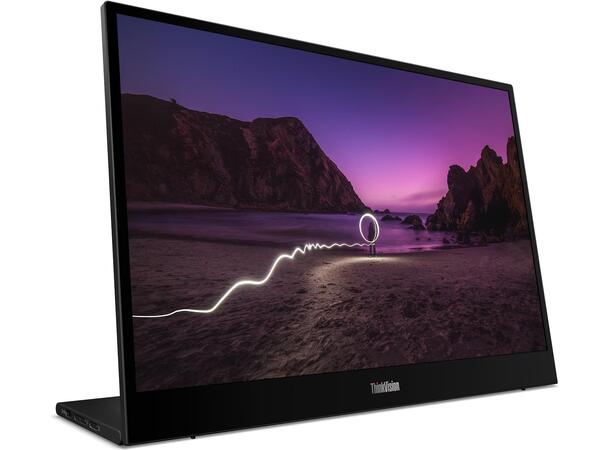 Lenovo 16" portabel skjerm ThinkVision M 1920x1200 IPS, 6 ms, 1500:1, USB-C 