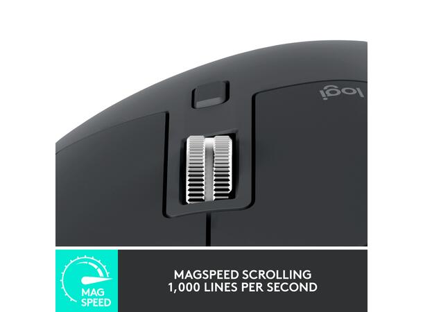 Logitech MX Master 3S Trådløs Mus 