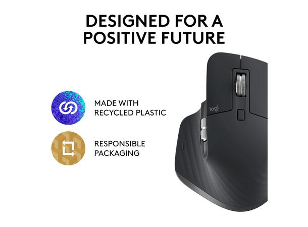 Logitech MX Master 3S Trådløs Mus 