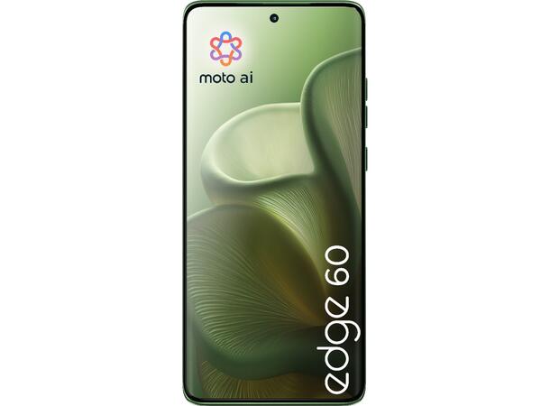 Motorola Edge 60 512GB Green Smarttelefon, 6,67" pOLED-skjerm, 50+50+ 