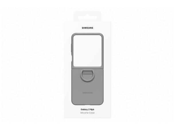 Samsung Flip 7FE/6 Silicone Deksel Grå Flip6 