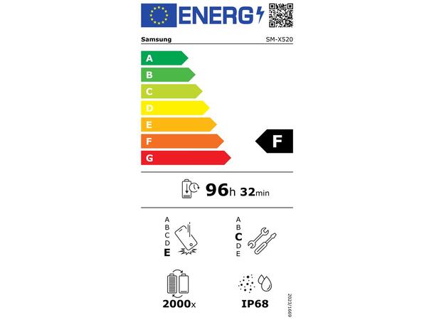 Samsung Galaxy Tab S10 FE+ WiFi 128GB (b Nettbrett 13,1" (2880x1800) LCD, 8GB+128 