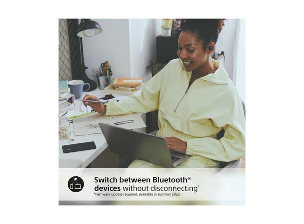 Sony True Wireless Headsett Black Active noise cancellation, up to 20h 