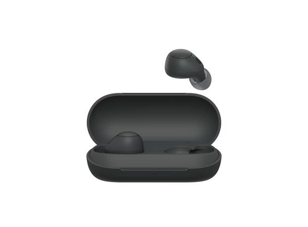 Sony True Wireless Hodesett Sort Aktiv støydemping, opptil 20t batteritid 