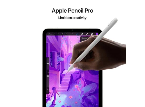 iPad mini (2024) 128GB WiFi Hvit A17 Pro-chip, 8,3" Liquid Retina-skjerm 