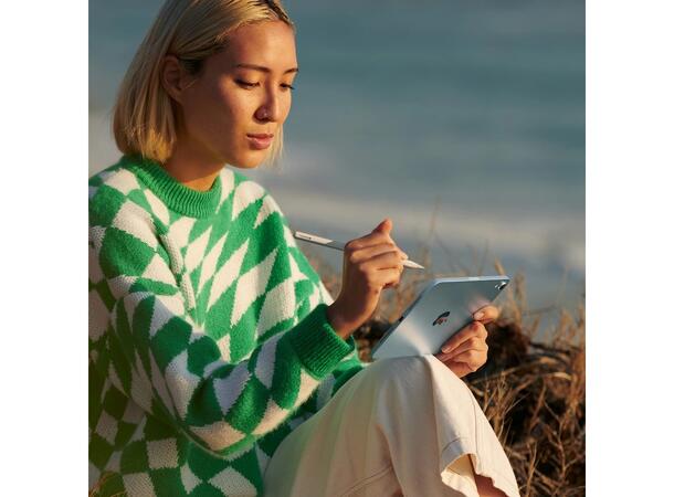 iPad mini (2024) 128GB WiFi Hvit A17 Pro-chip, 8,3" Liquid Retina-skjerm 