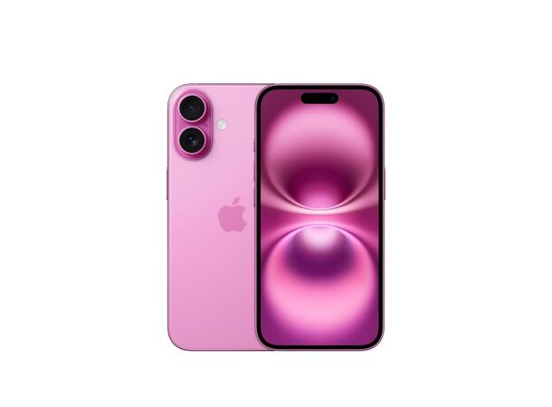 iPhone 16 128GB Rosa OBS! Leveres uten vegglader 