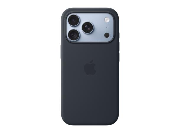 Apple IP18 Pro Silicone Case Blå Magsafe 