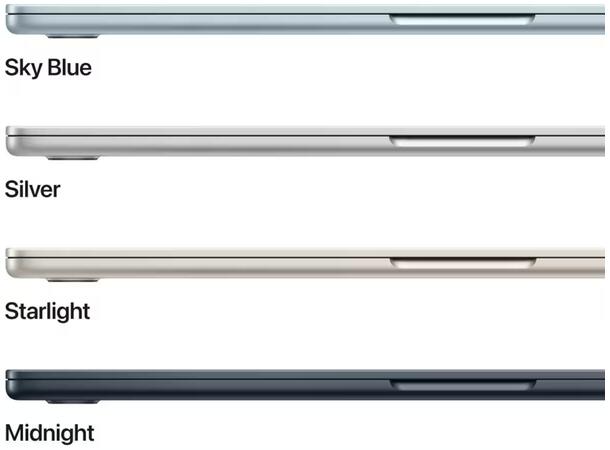 MacBook Air 15" (2025) 256GB Blå 