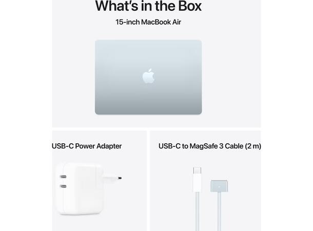 MacBook Air 15" (2025) 256GB Blå 