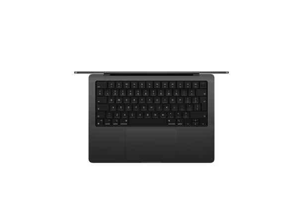 Macbook Pro 14 M4 (2024) 512GB Sort Apple 10-core M4 CPU, 16GB RAM, 512GB SS 
