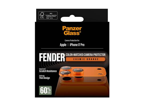 PanzerGlass Fender Hoops iP17 Pro Orange 