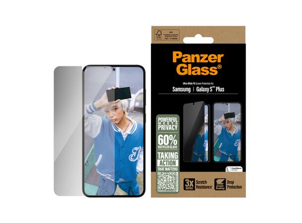 PanzerGlass S25+ Privacy Skjermbeskytter S25+ 