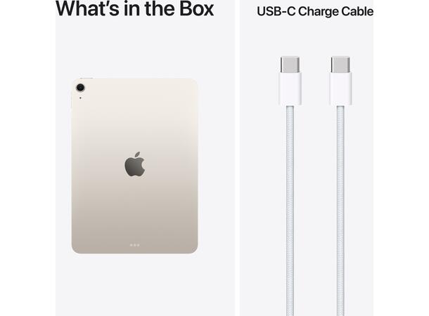 iPad Air 11" (2026)128GB Hvit 8. gen, 11" Liquid Retina-skjerm (2360x1 