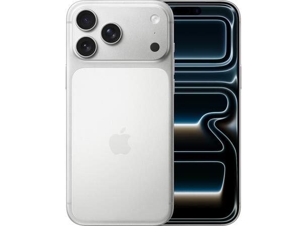 iPhone 17 Pro Max 256GB Sølv OBS! Leveres uten vegglader 