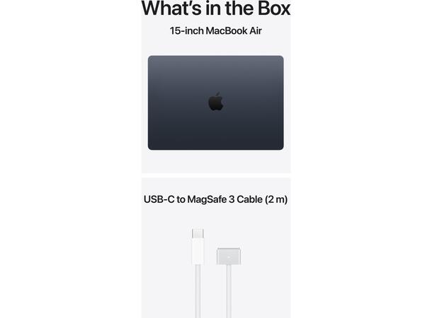 MacBook Air 15" M5 (2026) 512GB Sort 16GB RAM 