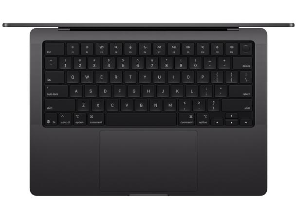 Macbook Pro 14 M5 (2025) 1TB Black Apple 10-core M5 CPU, 16GB RAM, 1TB SSD, 