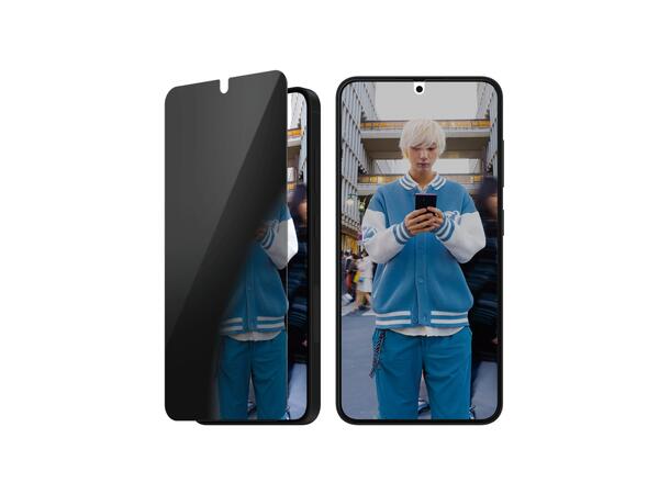 PanzerGlass S25 Privacy Ultra-Wide Fit, 3x bedre motstand mot ri 