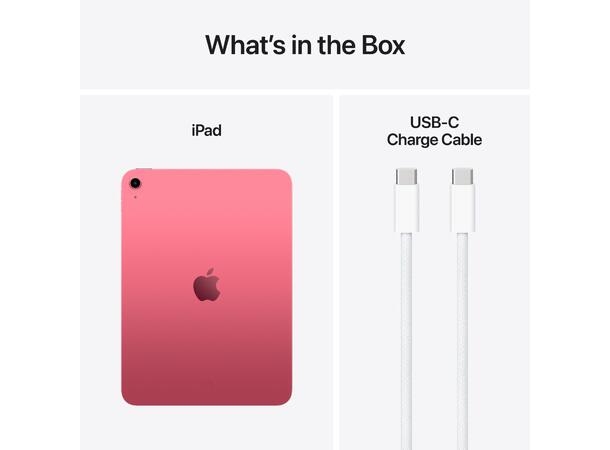iPad 11" (2025) 128GB WiFi Rosa 11. gen, 11" Liquid Retina-skjerm (2360x 