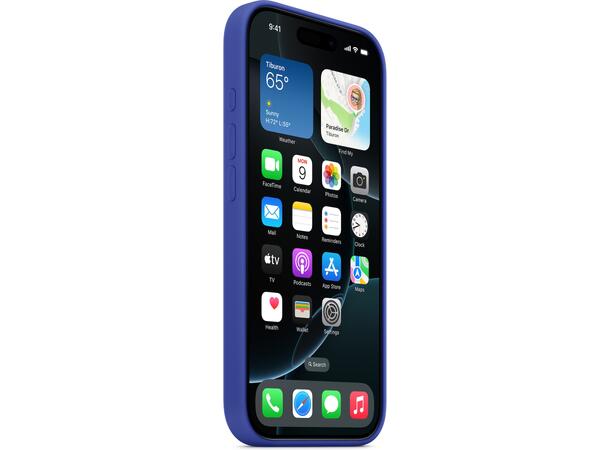 Apple iPhone 16 Pro Silikondeksel Blå 