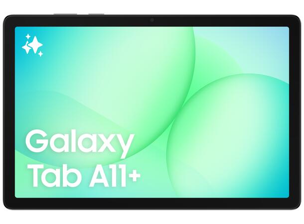 Galaxy Tab A11+ WiFi 256GB Grå Nettbrett 11” (1920x12000) TFT, 8GB+256G 