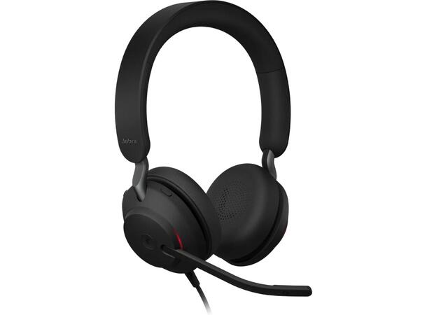 Jabra Evolve2 40 SE MS Stereo - hodesett USB-C USB-A 