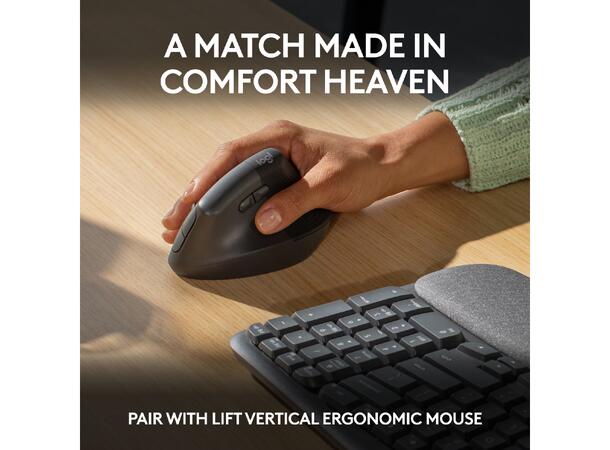Logitech Wave Keys Trådløst Tastatur 