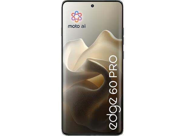 Motorola Edge 60 Pro 512GB Grå Smarttelefon, 6,67" pOLED-skjerm, 50+50+ 