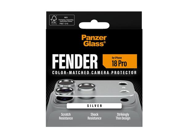 PanzerGlass Fender Hoops IP18 Pro Silver 