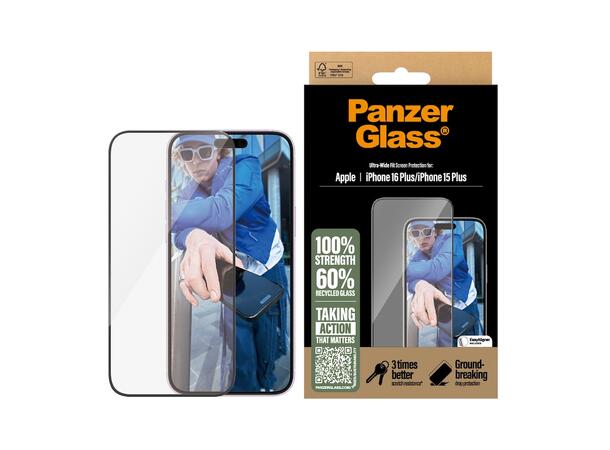 PanzerGlass UWF iPhone 16+ 