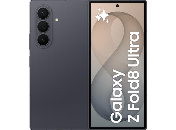 Samsung Z Fold8 Ultra 512GB Sort OBS! Leveres uten vegglader 