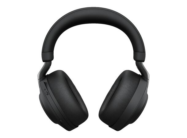 Jabra Evolve2 85 MS Stereo Sort Inkl. ladestand og Link380 USB-A 