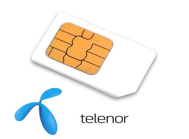 Telenor MultiSIM simkort 