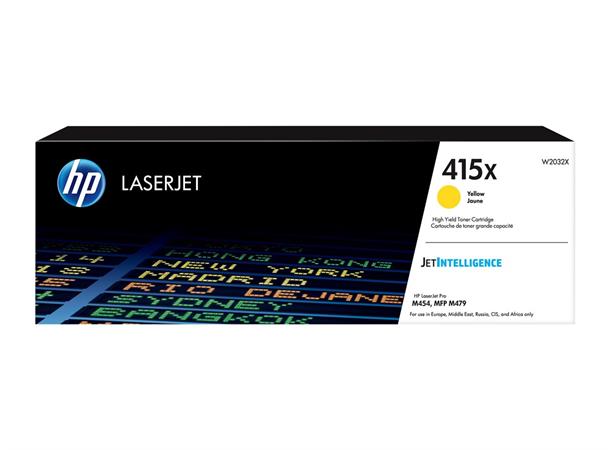 HP Toner 415X Gul M454 / M479 (Inntil 6000 sider) 
