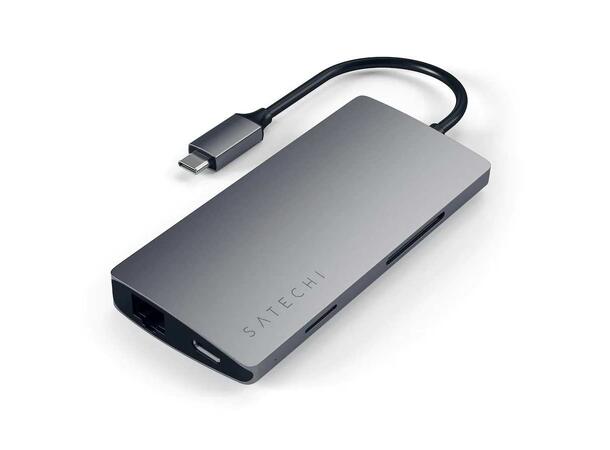 Satechi Type-C MultiPort Adapter 4K V2 Ethernet, HDMI, 3 x USB 3.0, USB-C, SD 