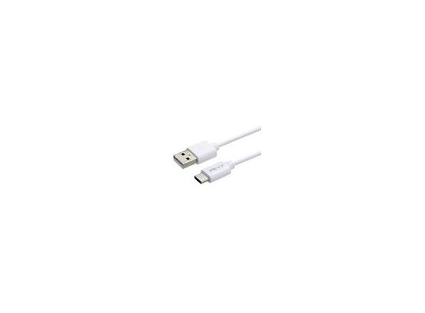 PNY USB-C Vegglader 2.4A m/kabel 