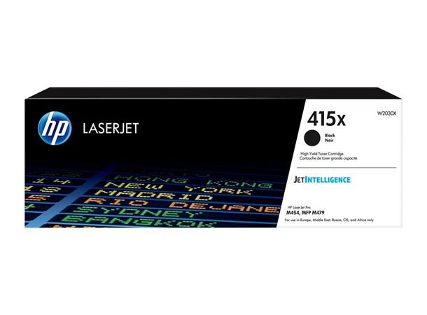 HP Toner 415X Sort M454 / M479 (Inntil 6000 sider) 