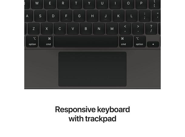 Apple Magic Keyboard Sort Kompatibel med iPad Pro 12,9 (3,4 og 5ge 