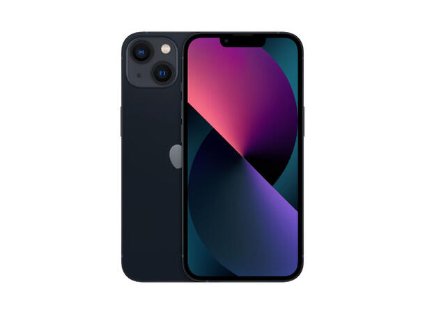 iPhone 13 128GB Sort OBS! Leveres uten vegglader 