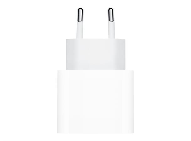 Apple Vegglader 20W Hvit USB-C utgang, u/kabel 