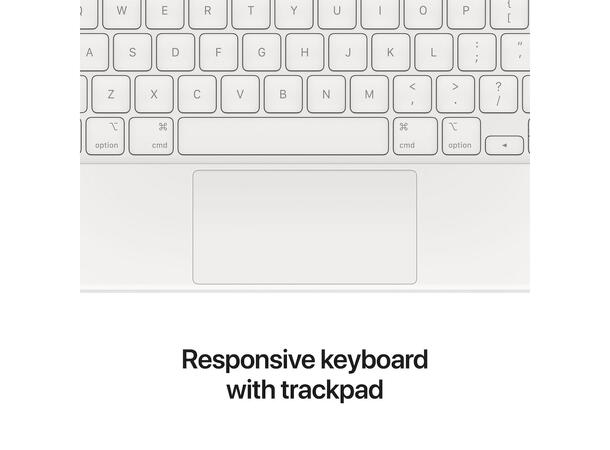 Apple Magic Keyboard Hvit Kompatibel med iPad Pro 12,9 (3,4 og 5 g 