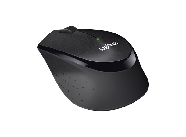 Logitech M330 Silent Plus trådløs Blueto nanomottaker, 3 knapper, 1000 dpi, lydlø 