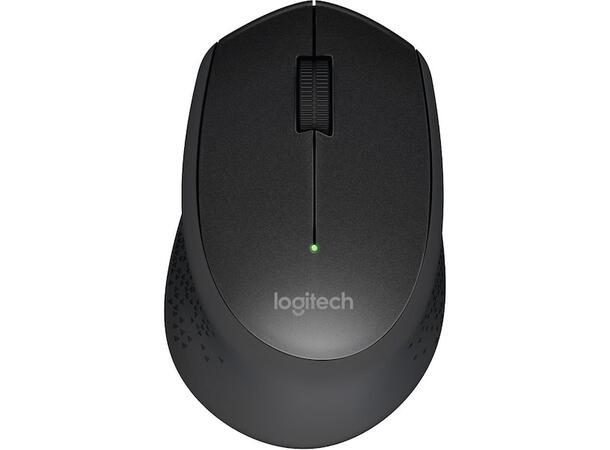 Logitech M330 Silent Plus trådløs Blueto nanomottaker, 3 knapper, 1000 dpi, lydlø 