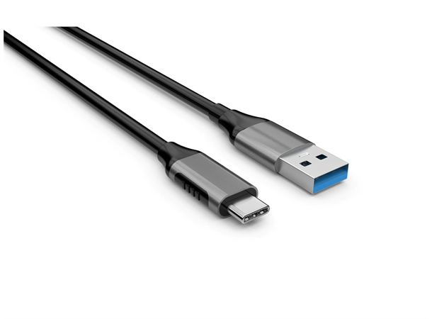 iiglo USB-A til USB-C kabel, 2m USB-A 3.0, USB-C 3.0, 5Gbps, 3A, 18W 