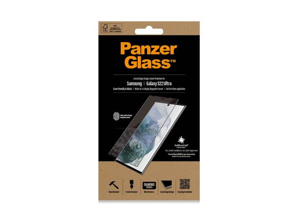 PanzerGlass S22 Ultra Curved Black PanzerGlass S22 Ultra 